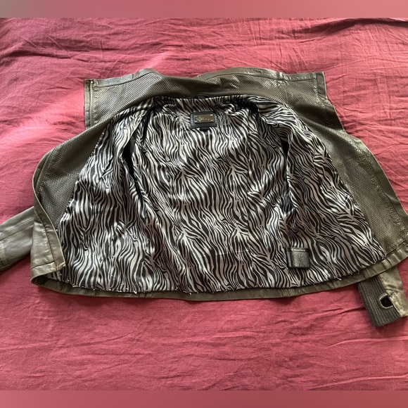 Mackage Dark Brown Leather Jacker Women’s Size L - Picture 8 of 16